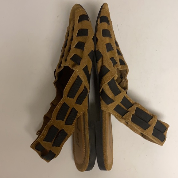 Free People Suede Elasticized Open Toed Sandal Shoes Size 36 - Picture 9 of 15